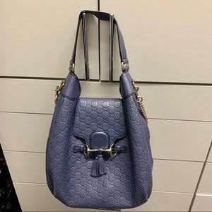 Blue Gucci Hobo